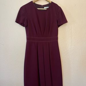 Burgundy colored dress from Trina Turk